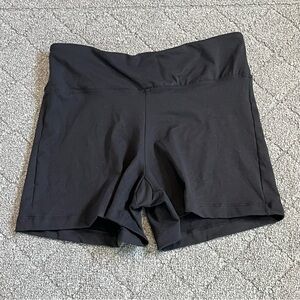 Balance Collection Shorts Womens Large Black Athletic Pull On Stretch